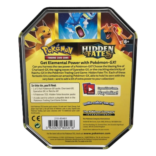 Hidden Fates – Gyarados GX Tin (ENG)