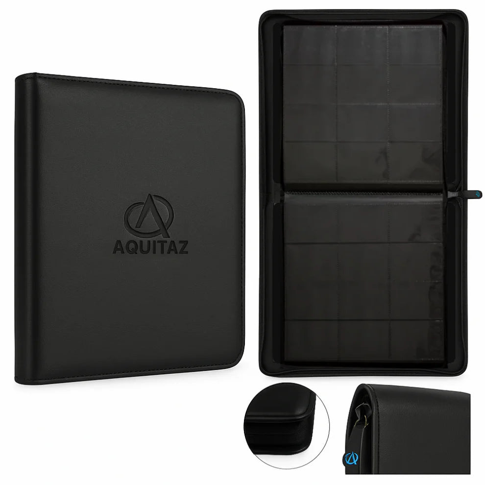 Aquitaz: Collector Card Sleeve Binder – 12 Pocket (480 Kort)