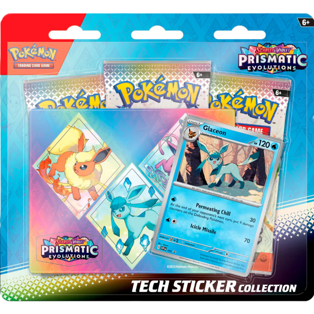 Prismatic Evolutions – Tech Sticker Collection Glaceon (ENG)