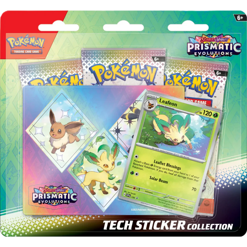 Prismatic Evolutions – Tech Sticker Collection Leafeon (ENG)