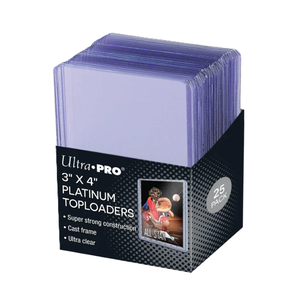 Ultra PRO – Platinum Toploaders 3x4 Clear 25-Pack
