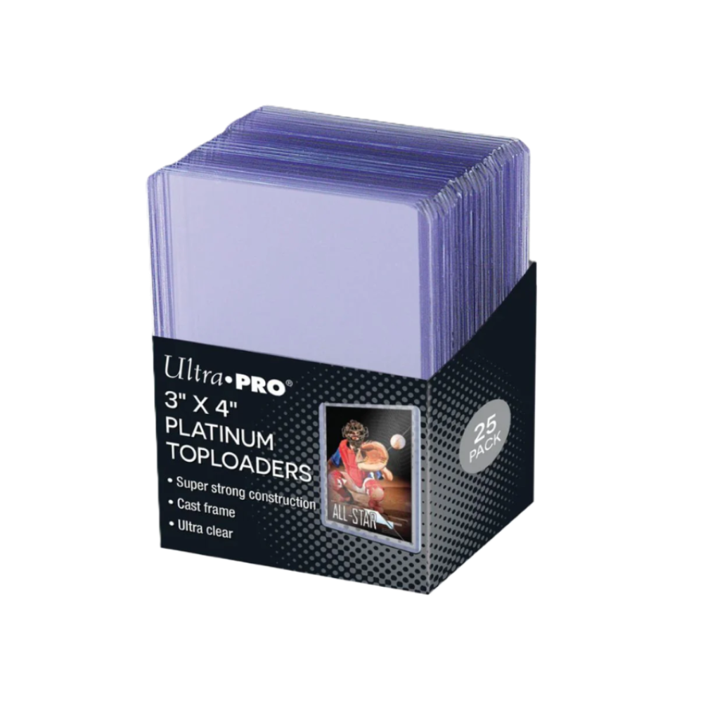 Ultra PRO – Platinum Toploaders 25-Pack