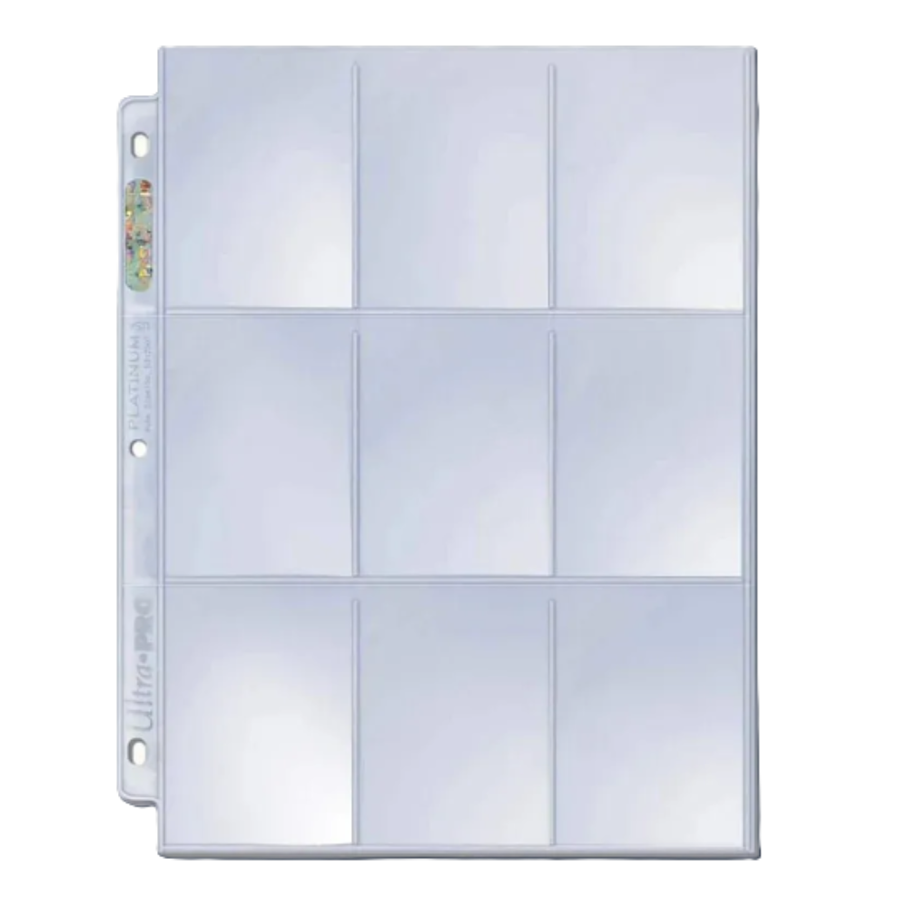 Ultra PRO : Silver Page – 9-pocket plastic pockets