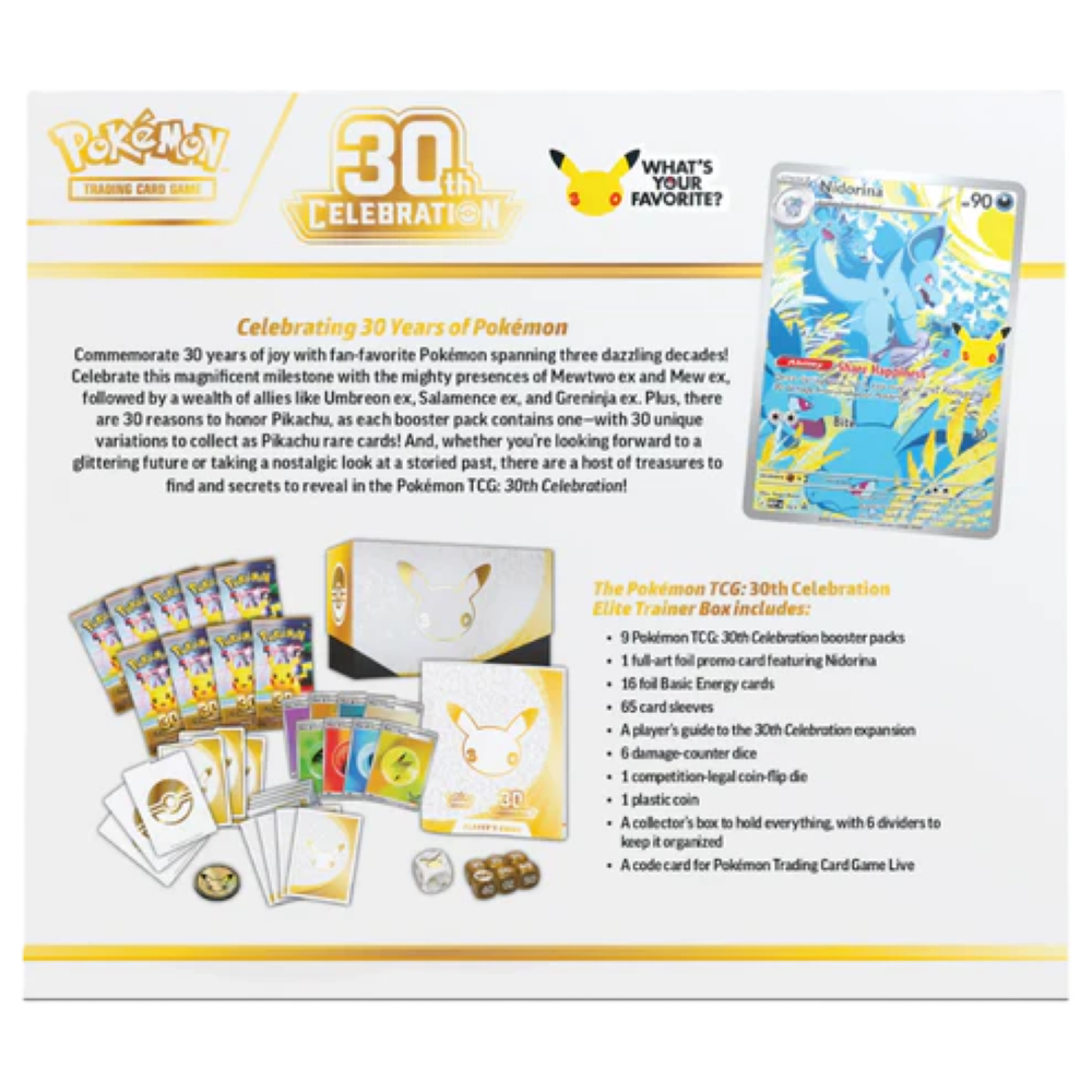 30th Celebration – Elite Trainer Box ETB (ENG)