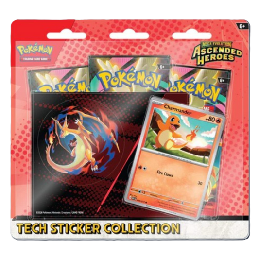 Ascended Heroes – Tech Sticker Collection Charmander (ENG)