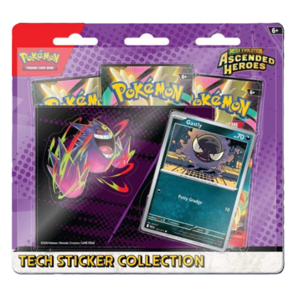 Ascended Heroes – Tech Sticker Collection Gastly (ENG)