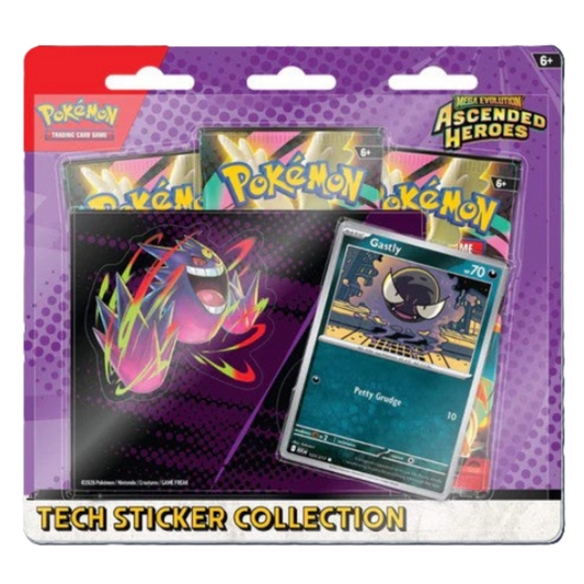 Ascended Heroes : Tech Sticker Collection Blister (Gastly) - Pokemon TCG