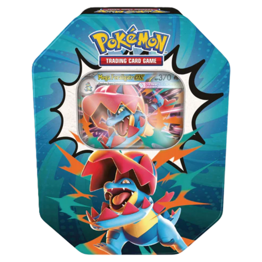 Ascended Heroes – Mega Feraligatr ex Tin (ENG)