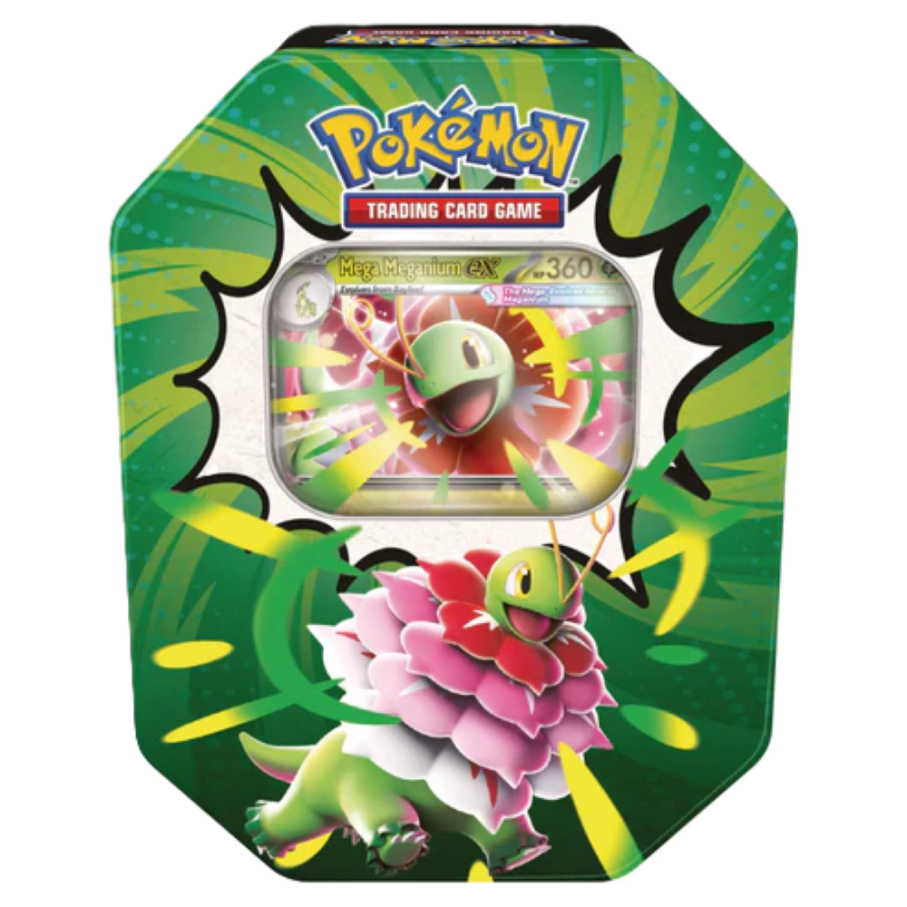 Mega Evolution – Ascended Heroes Mega Meganium ex Tin (ENG)