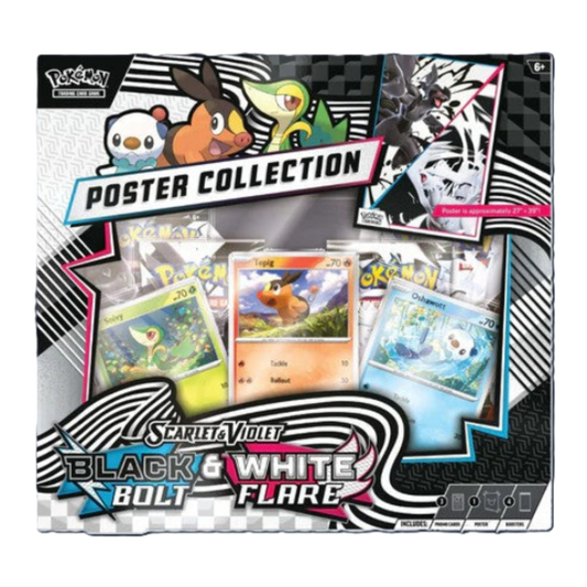 Black Bolt &amp; White Flare : Unova Poster Collection Box - Pokemon TCG