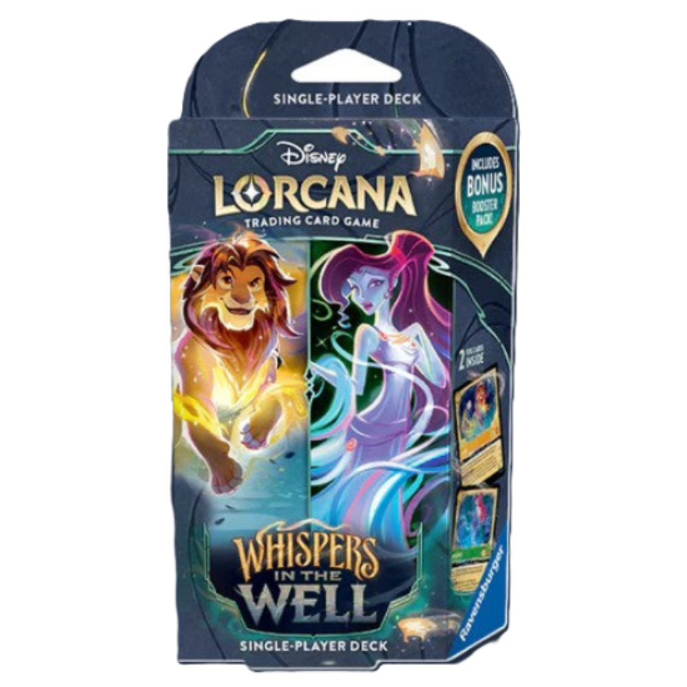 Disney Lorcana – Whispers in the Well Starter Deck Simba & Megara (ENG)