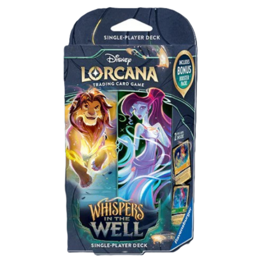 Disney Lorcana – Whispers in the Well Starter Deck Simba & Megara (ENG)