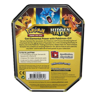 Hidden Fates – Gyarados GX Tin (ENG)