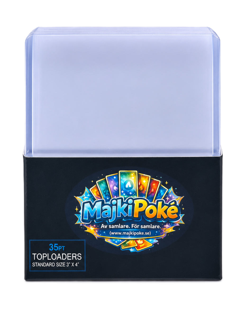 MajkiPoké – Premium Toploaders 25-Pack