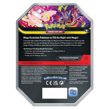 Mega Moonlight – Mega Gengar & Mega Clefable ex Tin Sealed Case (ENG)