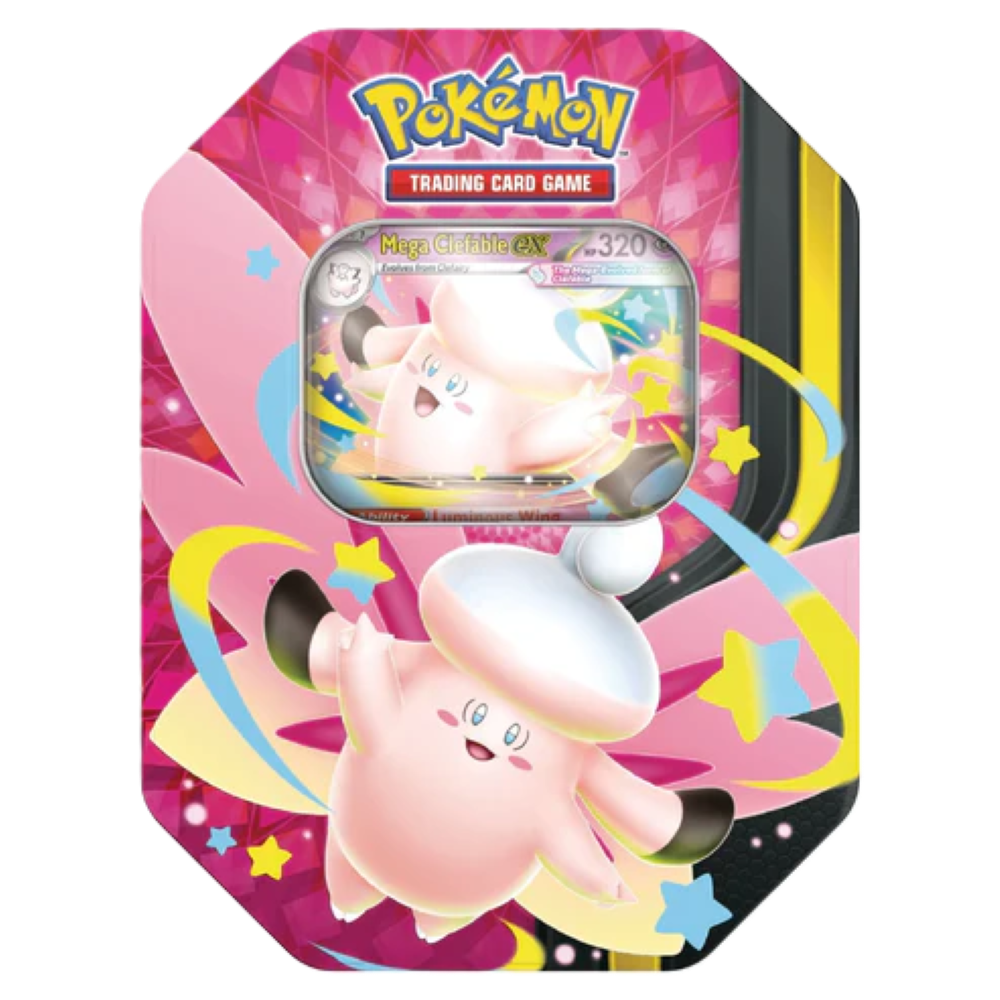 Mega Evolution – Mega Clefable ex Tin (ENG)