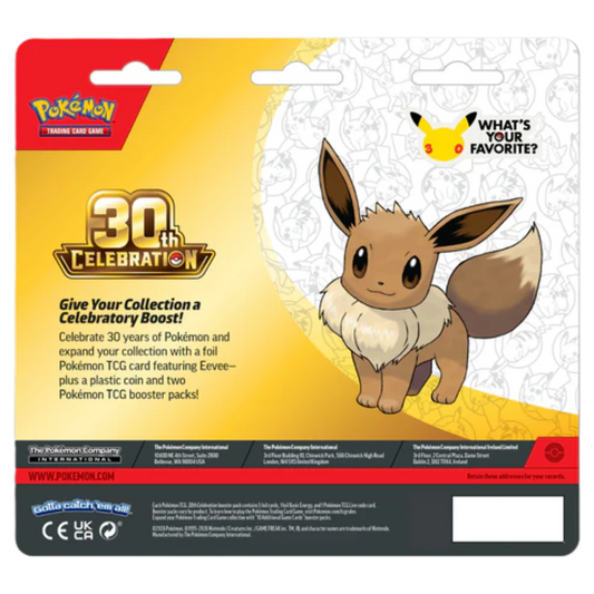 30th Celebration – Checklane Blister Eevee (ENG)
