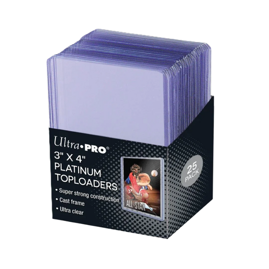 Ultra PRO – Platinum Toploaders 3x4 Clear 25-Pack