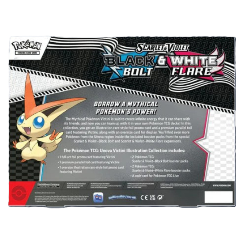 Black Bolt & White Flare – Unova Victini Illustration Collection Box (ENG)
