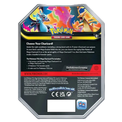 Mega Evolution – Mega Charizard X Tin (ENG)