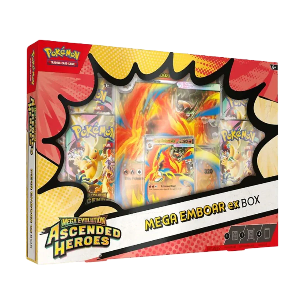 Ascended Heroes – Mega Emboar ex Collection Box (ENG)
