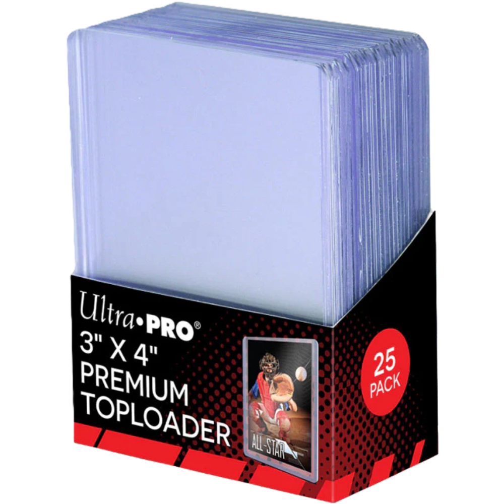 Ultra PRO – Premium Toploaders 3x4 Clear 25-Pack