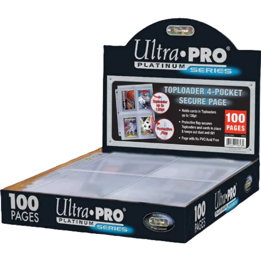 Ultra PRO – Platinum Secure Page 4-Pocket Toploader