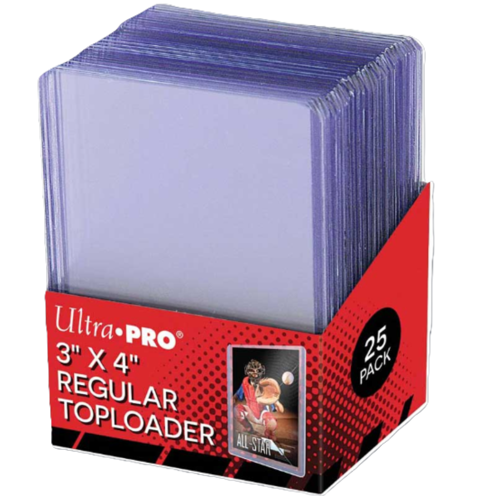 Ultra PRO – Regular Toploaders 3x4 Clear 25-Pack