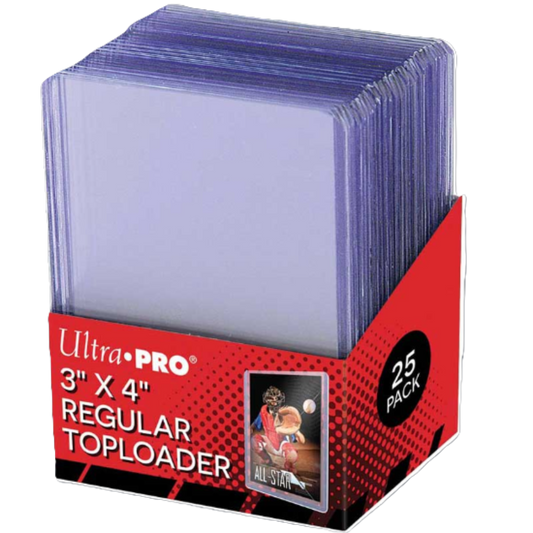 Ultra PRO: Regular Toploaders 3x4 Clear - 25-pack